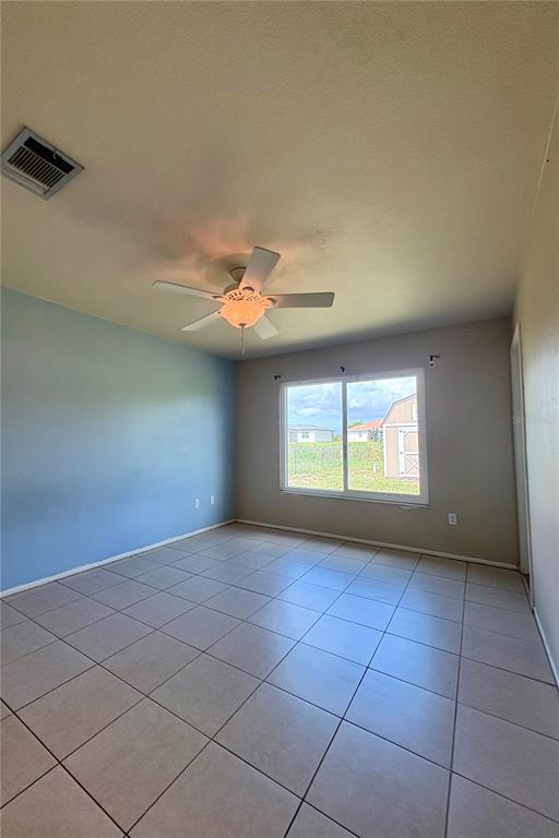 2755 Greendale Road North Port, FL 34287 - Photo 29 of 43 an empty room with windows and fan