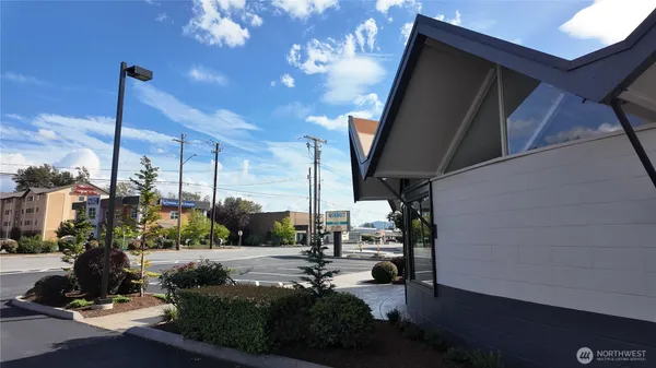 a view of outdoor space with seating area