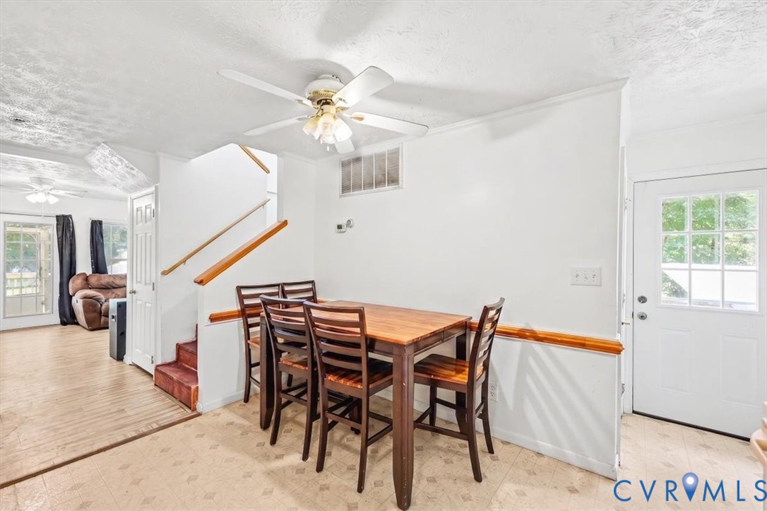 62 The Fls Road Victoria, VA 23974 - Photo 15 of 36 Open concept room featuring a white paneled door w