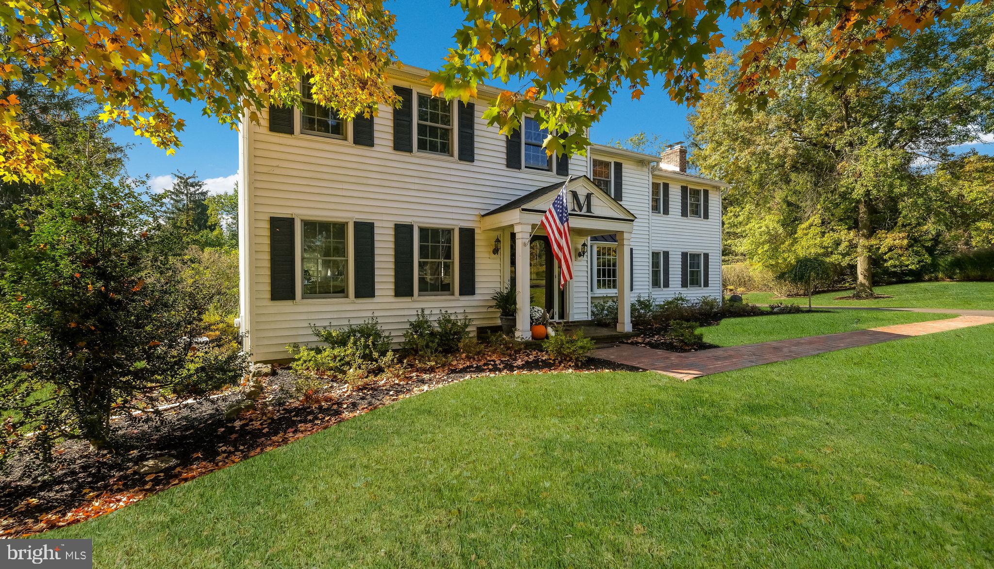 3890 Robin Road Furlong, PA 18925 - Photo 2 of 65 Front View with Extensive Landscaping