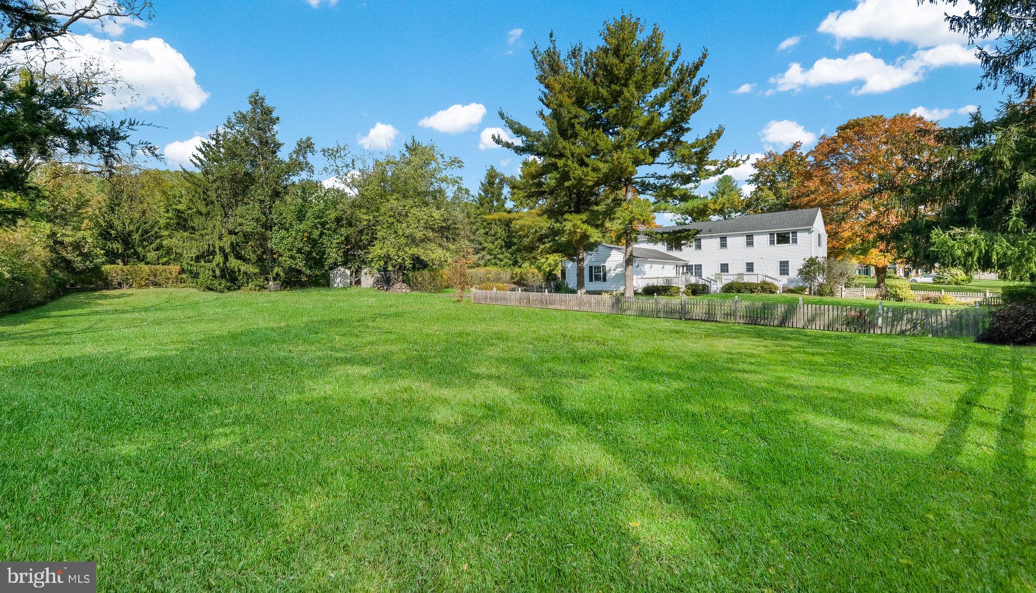 3890 Robin Road Furlong, PA 18925 - Photo 64 of 65 View of Partially Fenced Backyard
