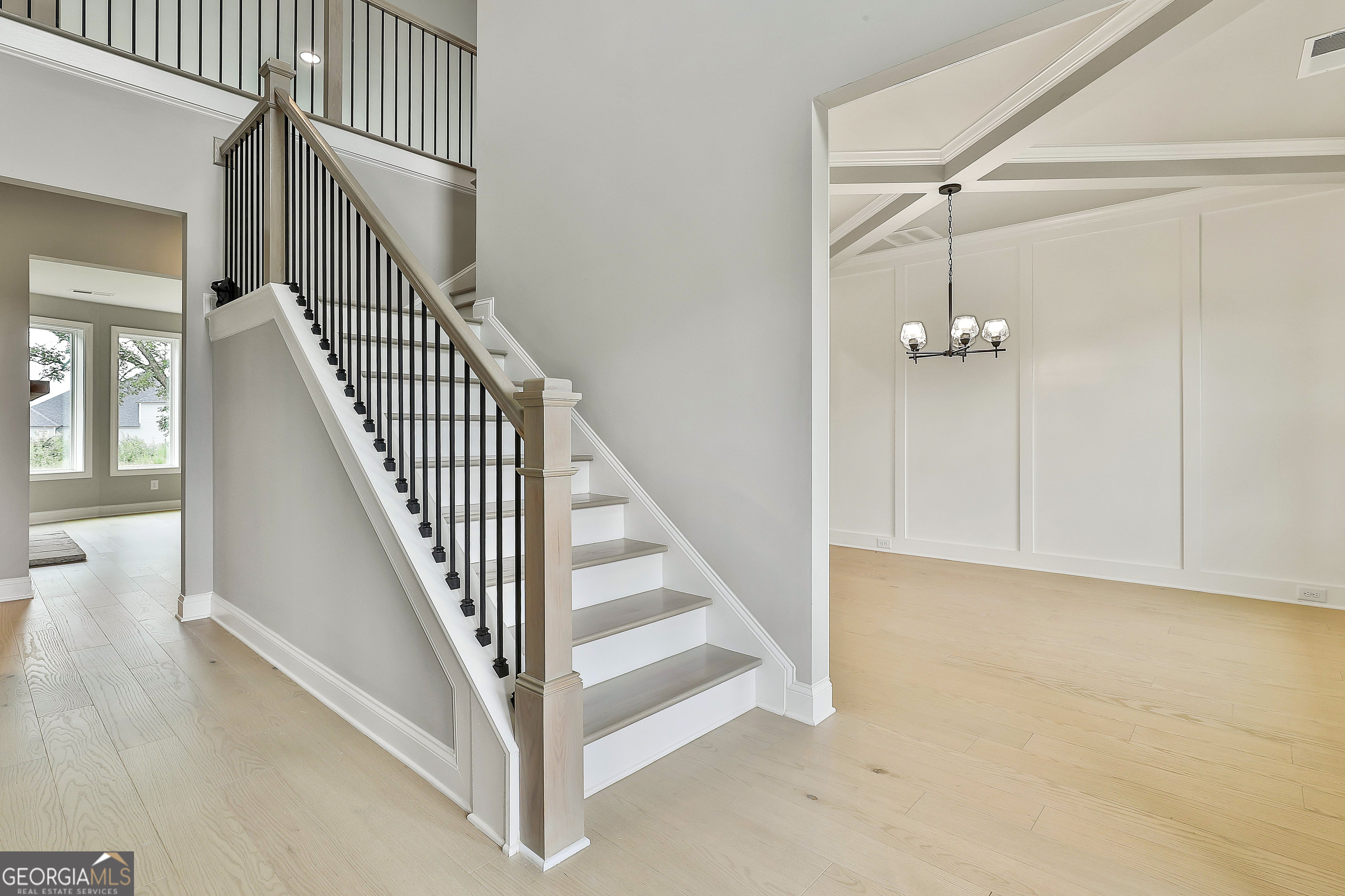 291 Grove Park, Unit 90 Senoia, GA 30276 - Photo 11 of 53 a view of a hallway with staircase