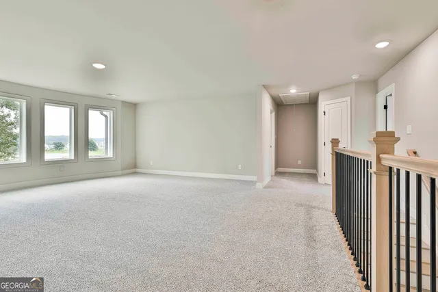 a view of a big yard with an outdoor space