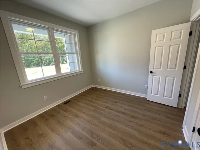 wooden floor in an empty room