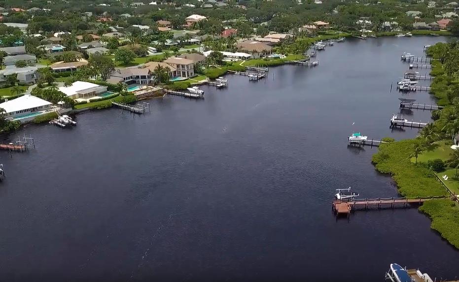 aerial river view