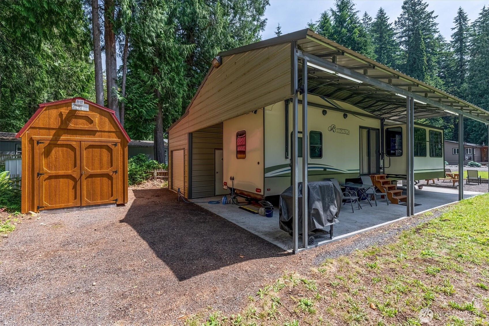304 Winston Creek Road, Unit B10L3 Mossyrock, WA 98564 - Photo 15 of 30 a view of house with backyard