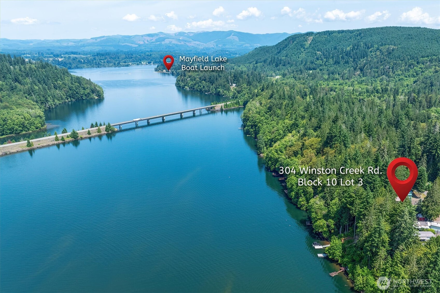 304 Winston Creek Road, Unit B10L3 Mossyrock, WA 98564 - Photo 22 of 30 a view of a backyard