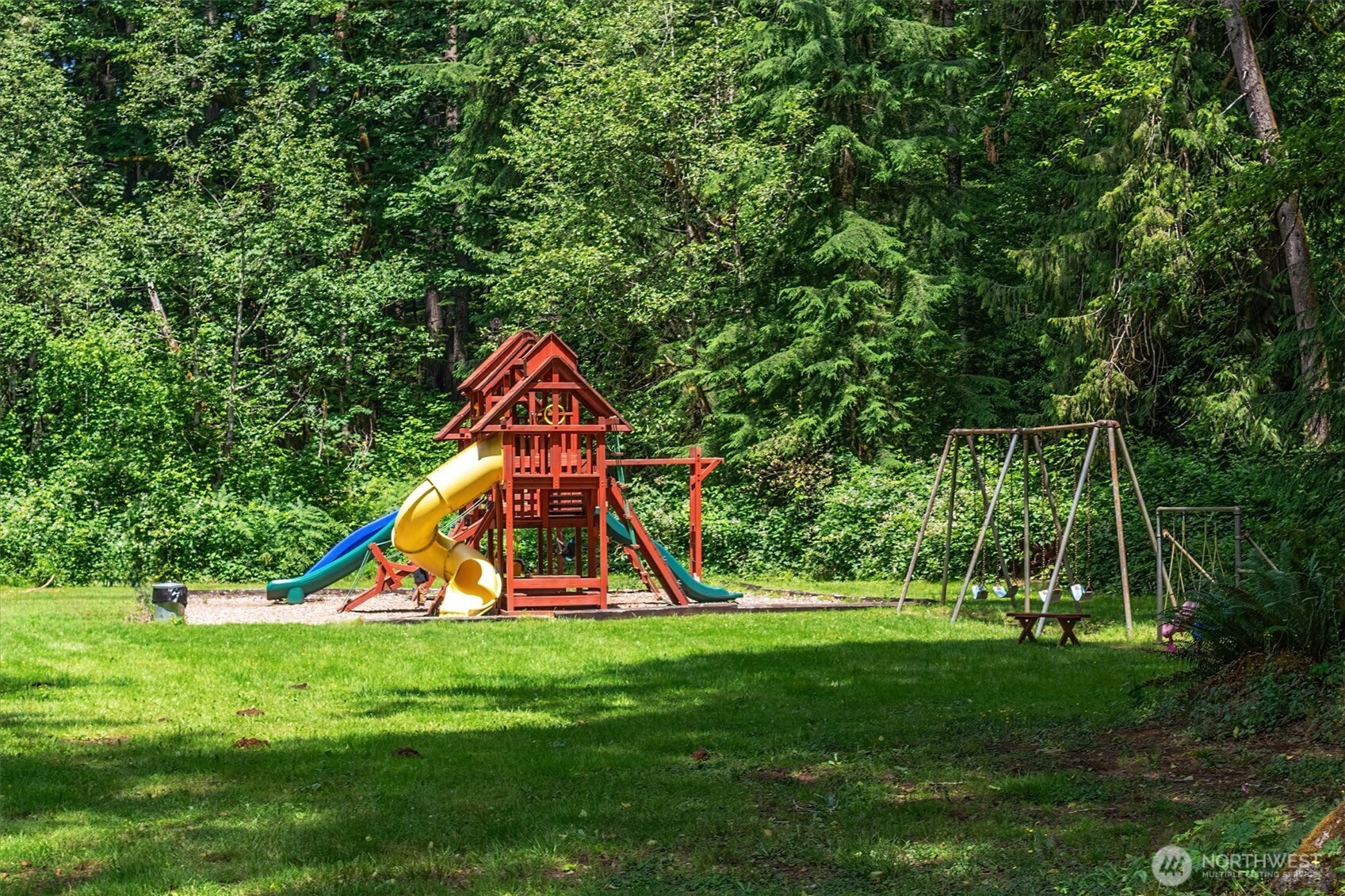 304 Winston Creek Road, Unit B10L3 Mossyrock, WA 98564 - Photo 29 of 30 a aerial view of a house with swimming pool and garden