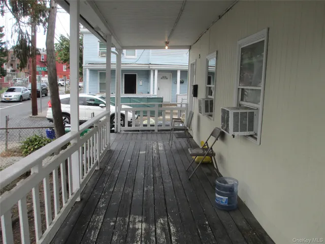 an outdoor space view with chairs