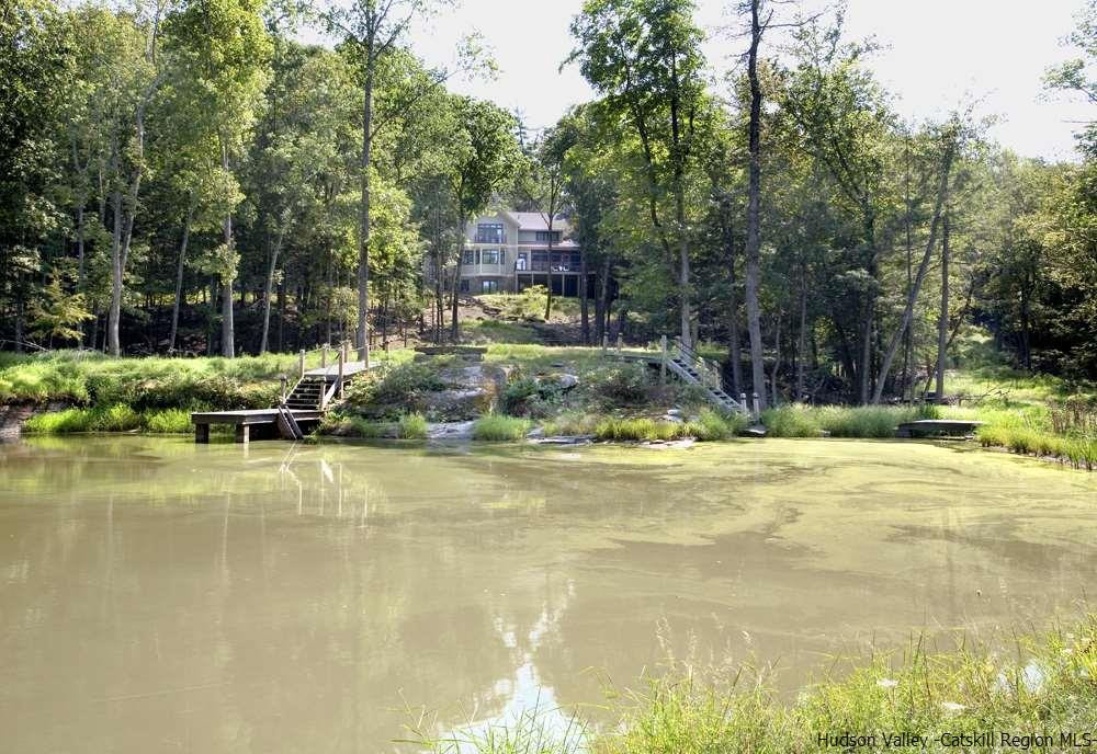 4644 Atwood Road Stone Ridge, NY 12484 - Photo 25 of 26 a house view with swimming pool in front of it