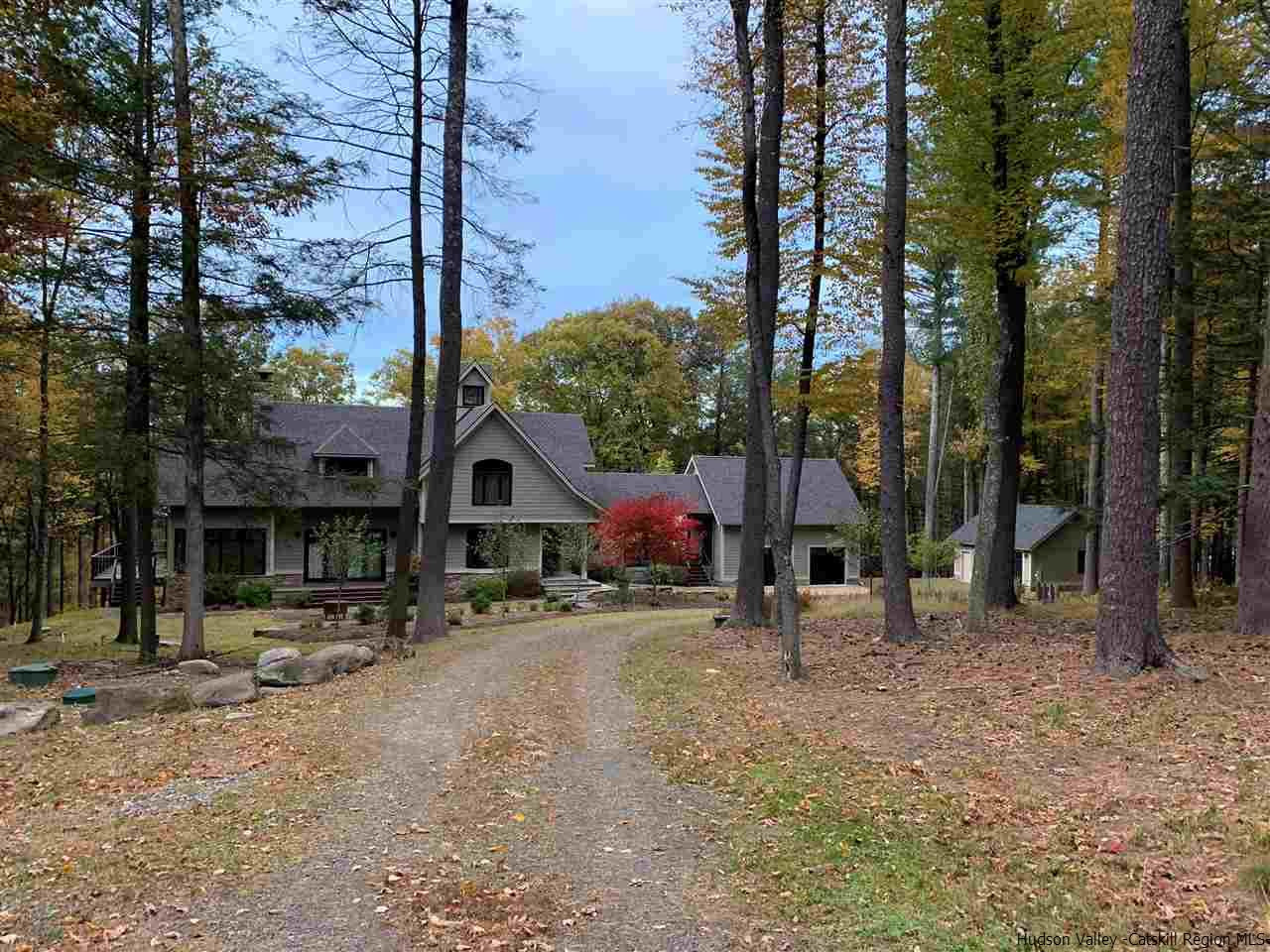 4644 Atwood Road Stone Ridge, NY 12484 - Photo 5 of 26 a row of palm trees in front of a house