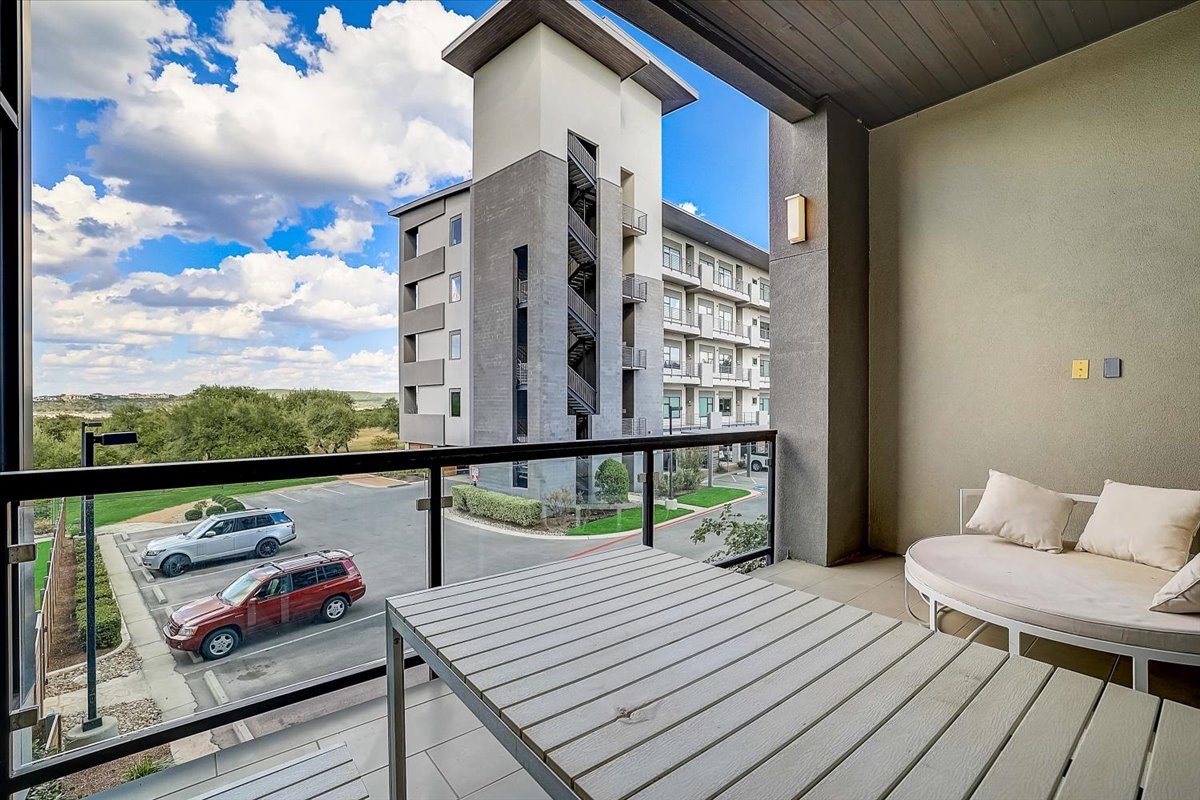 5921 Hiline Road, Unit 1204 Austin, TX 78734 - Photo 33 of 36 View of balcony