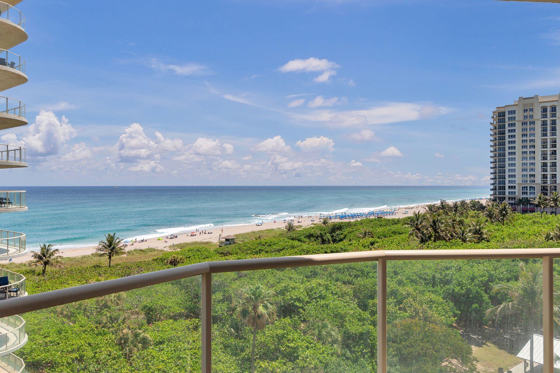 3920 North Ocean Drive, Unit 7A Singer Island, FL 33404 - Photo 16 of 35 a view of a lake from a balcony