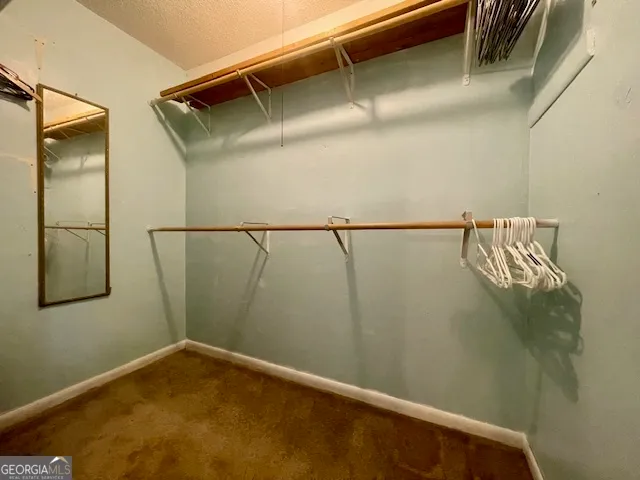 a view of walk in closet