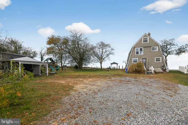 a view of outdoor space with mountain view