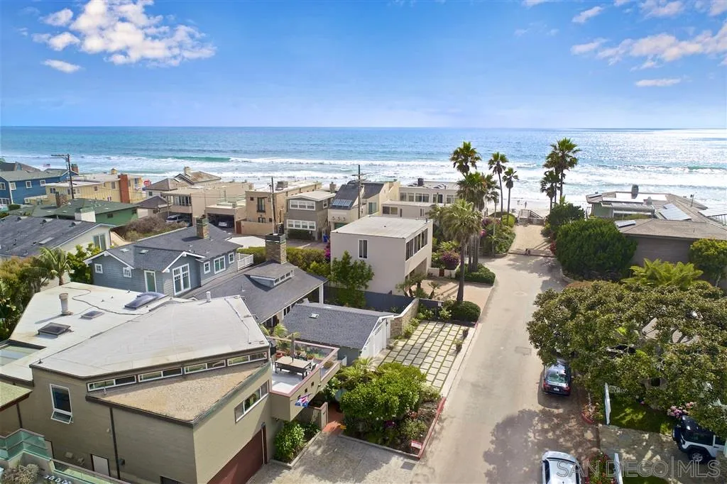 139 27th Street Del Mar, CA 92014 - Photo 25 of 25 an aerial view of a house with a ocean view