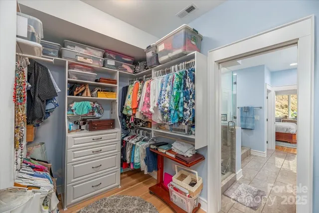 a room with storage and utility