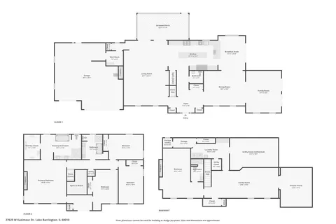 $1,390,000 | 27625 West Kazimour Drive, Lake Barrington, IL 60010