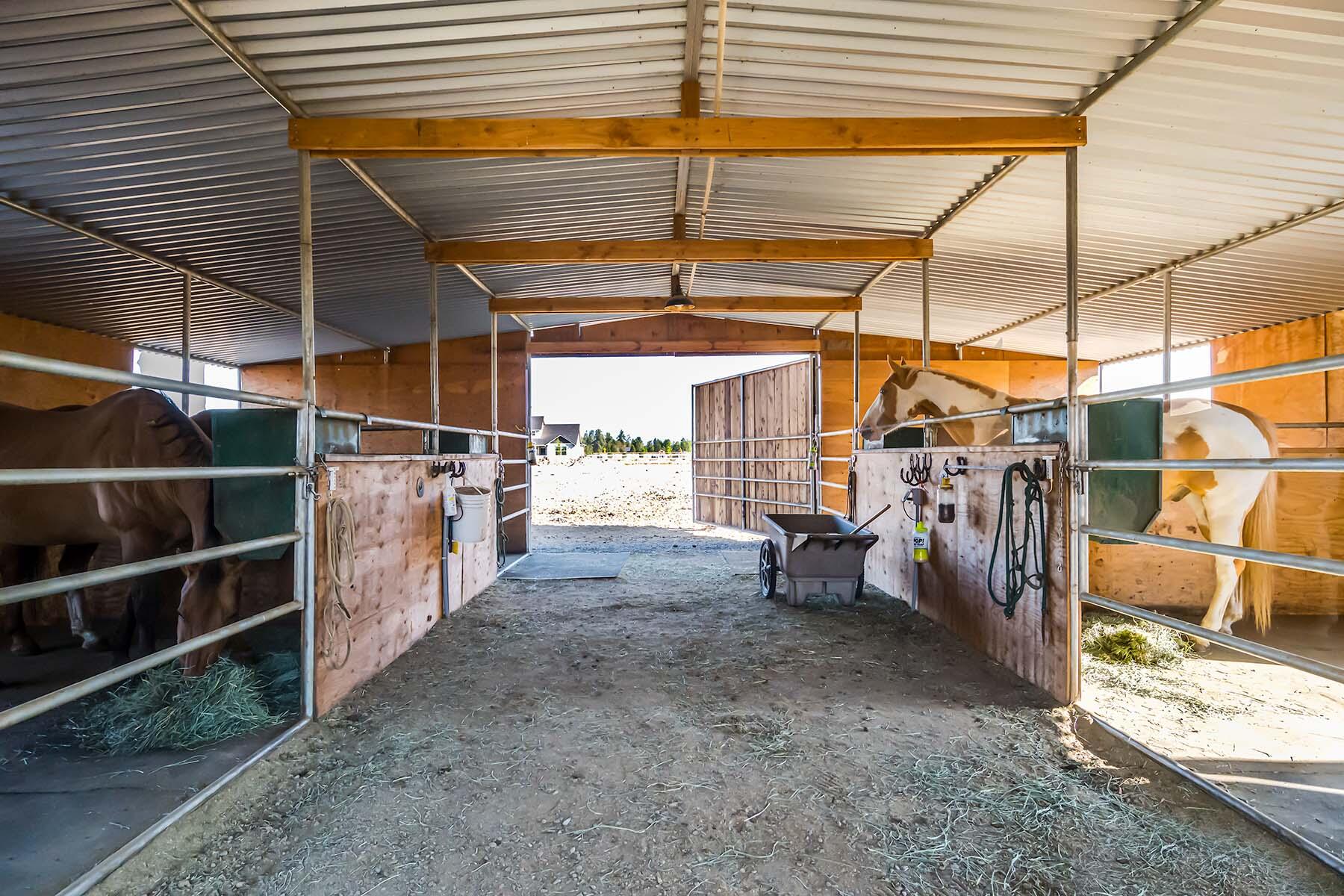 67140 Harrington Loop Road Bend, OR 97703 - Photo 21 of 37 Drive thru barn. 6 stalls