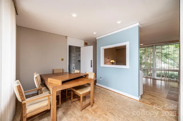 a workspace with furniture and window