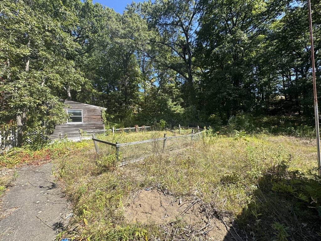 28 Lindbergh Street Clinton, MA 01510 - Photo 11 of 27 a backyard of a house with a yard and large tree