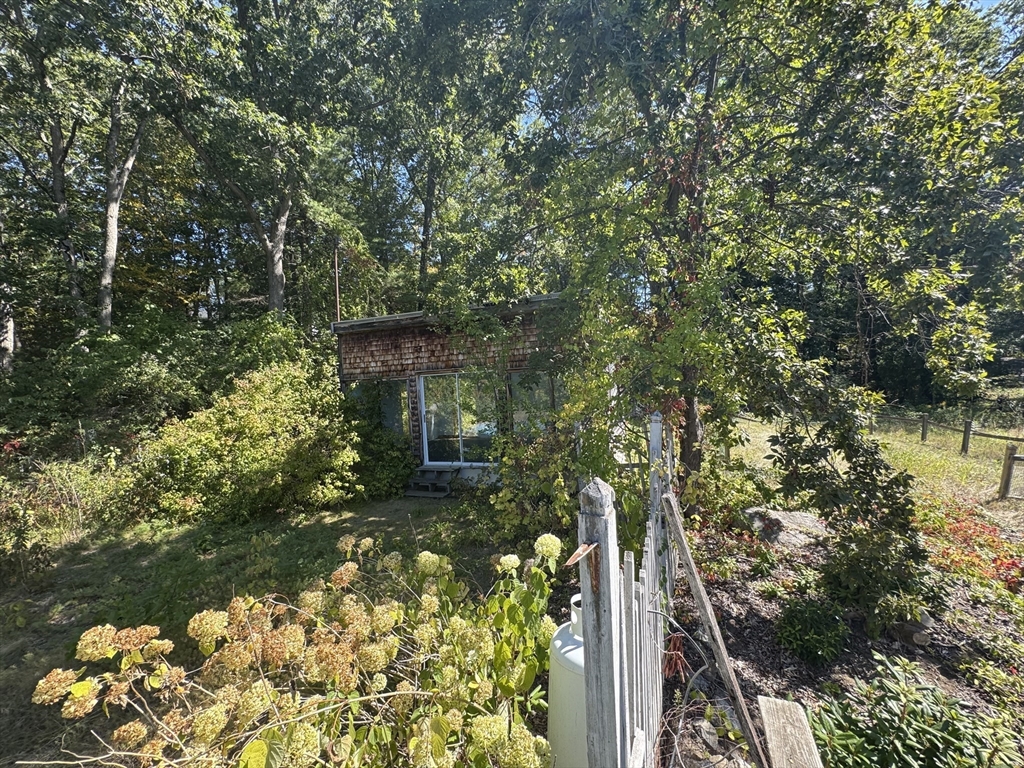 28 Lindbergh Street Clinton, MA 01510 - Photo 12 of 27 a view of a yard with plants and large trees