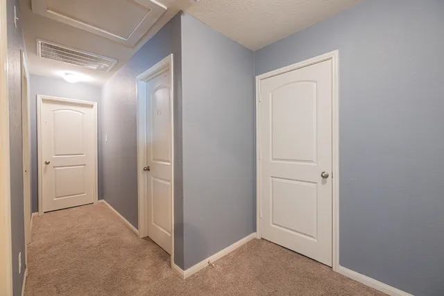 a house view with a backyard space