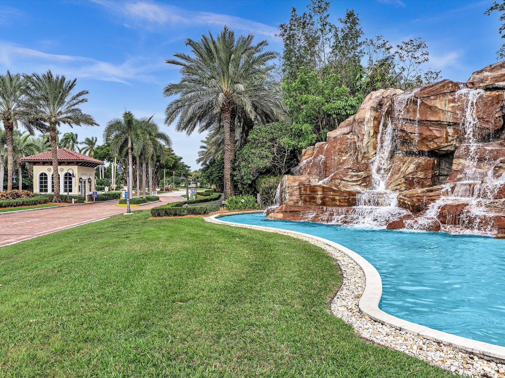 6605 Via Regina Boca Raton, FL 33433 - Photo 53 of 69 Waterfall Entrance