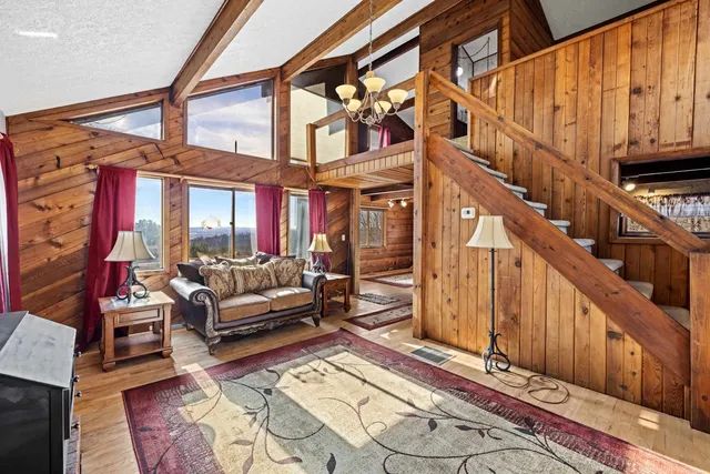 a view of living room with furniture