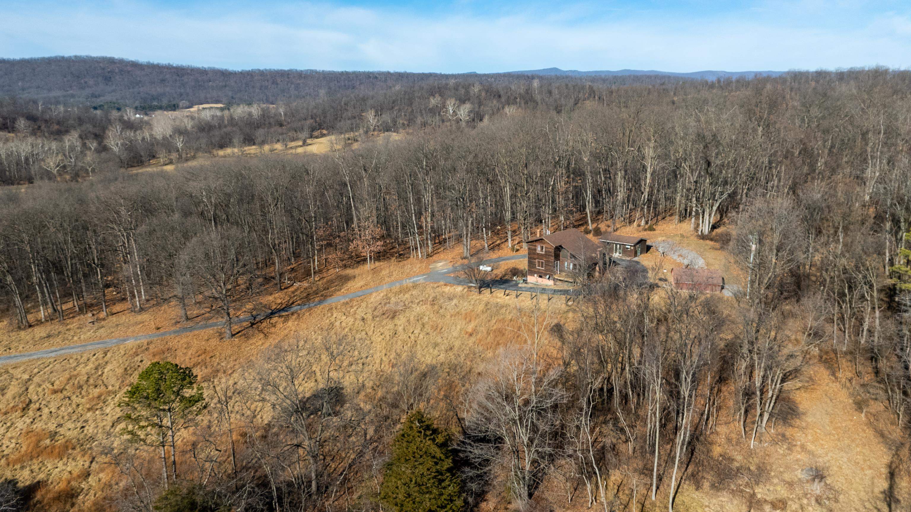7386 Apple Ridge Drive Timberville, VA 22853 - Photo 49 of 62 a view of a yard with a mountain