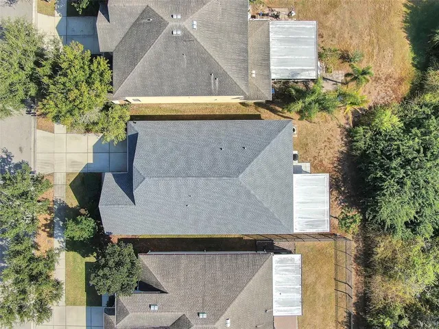a view of outdoor space with trampoline