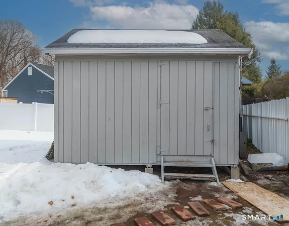 a backyard of a house
