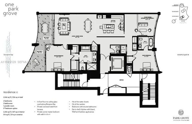 $4,150,000 | 2811 South Bayshore Drive, Unit 4C, Miami, FL 33133