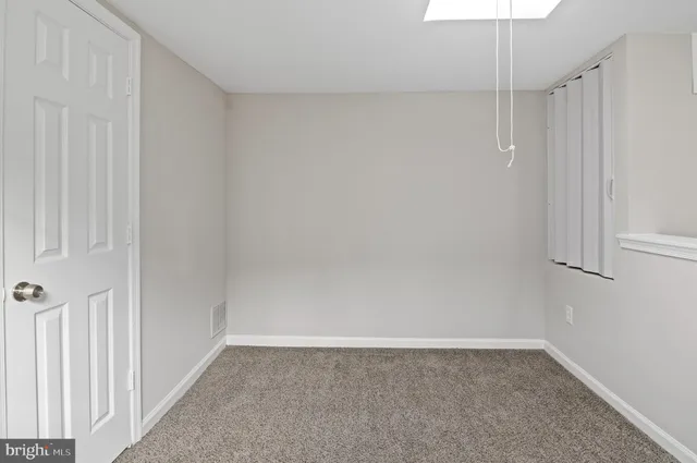 a view of an empty room