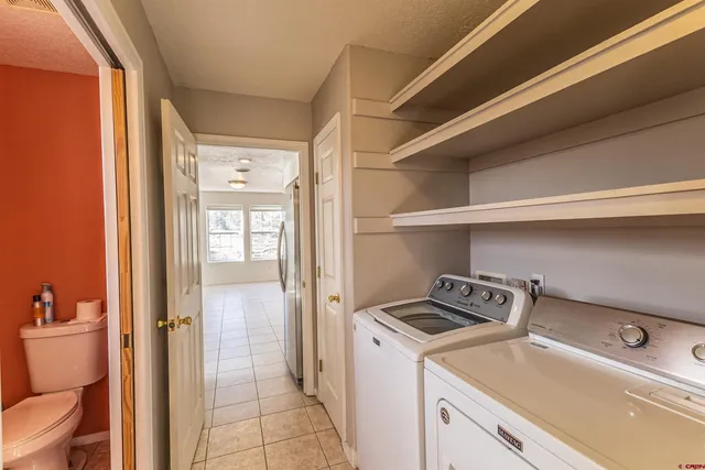 a room with storage and utility