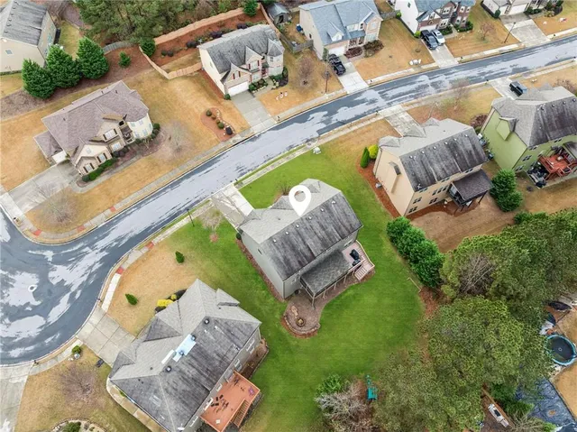 a view of a house with a garden