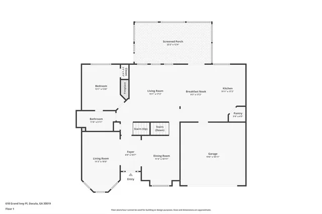 $595,000 | 618 Grand Ivey Place Northeast, Dacula, GA 30019