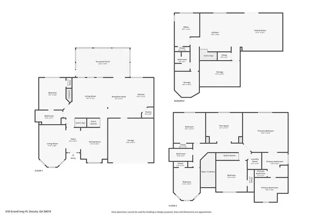 $595,000 | 618 Grand Ivey Place Northeast, Dacula, GA 30019