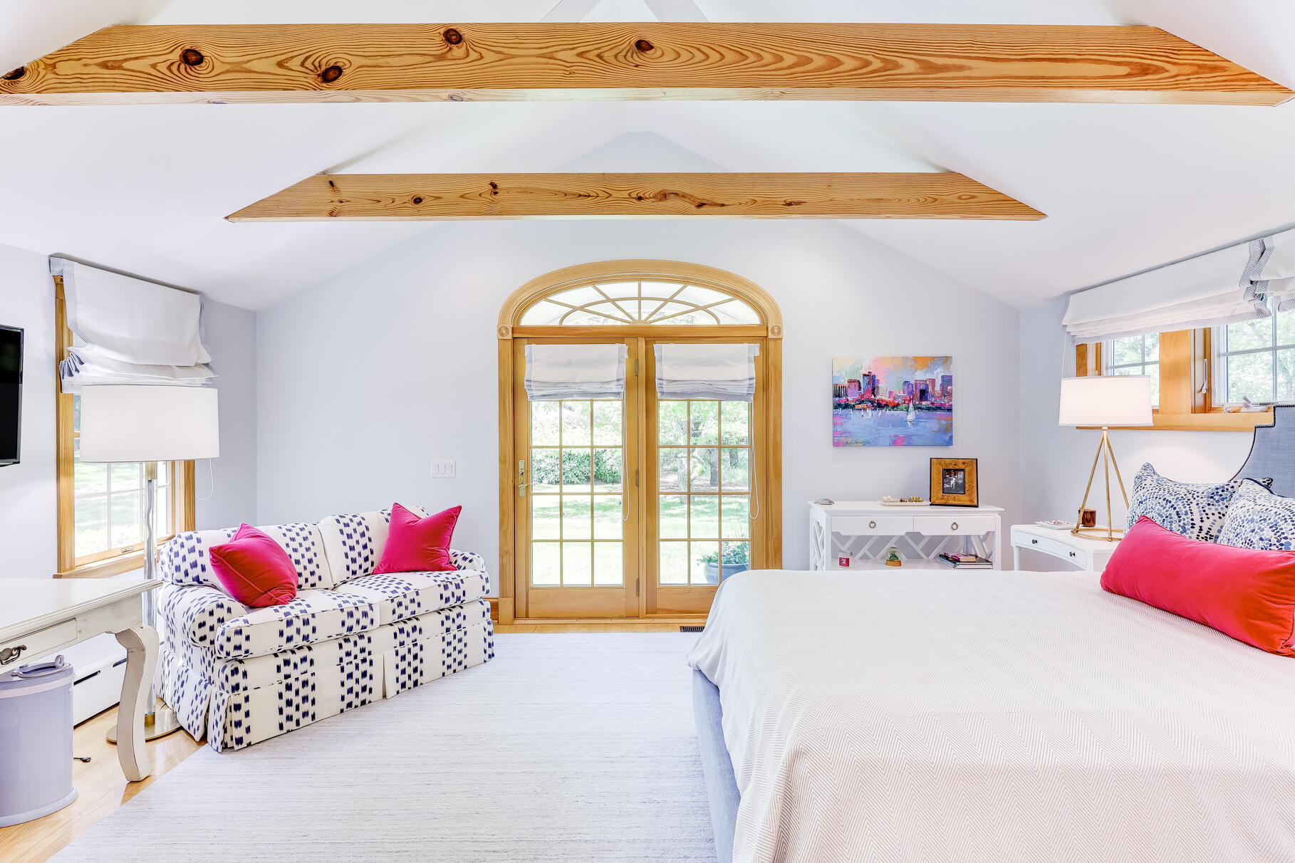 74-75 Viking Road Orleans, MA 02653 - Photo 26 of 69 a bedroom with bed and a window