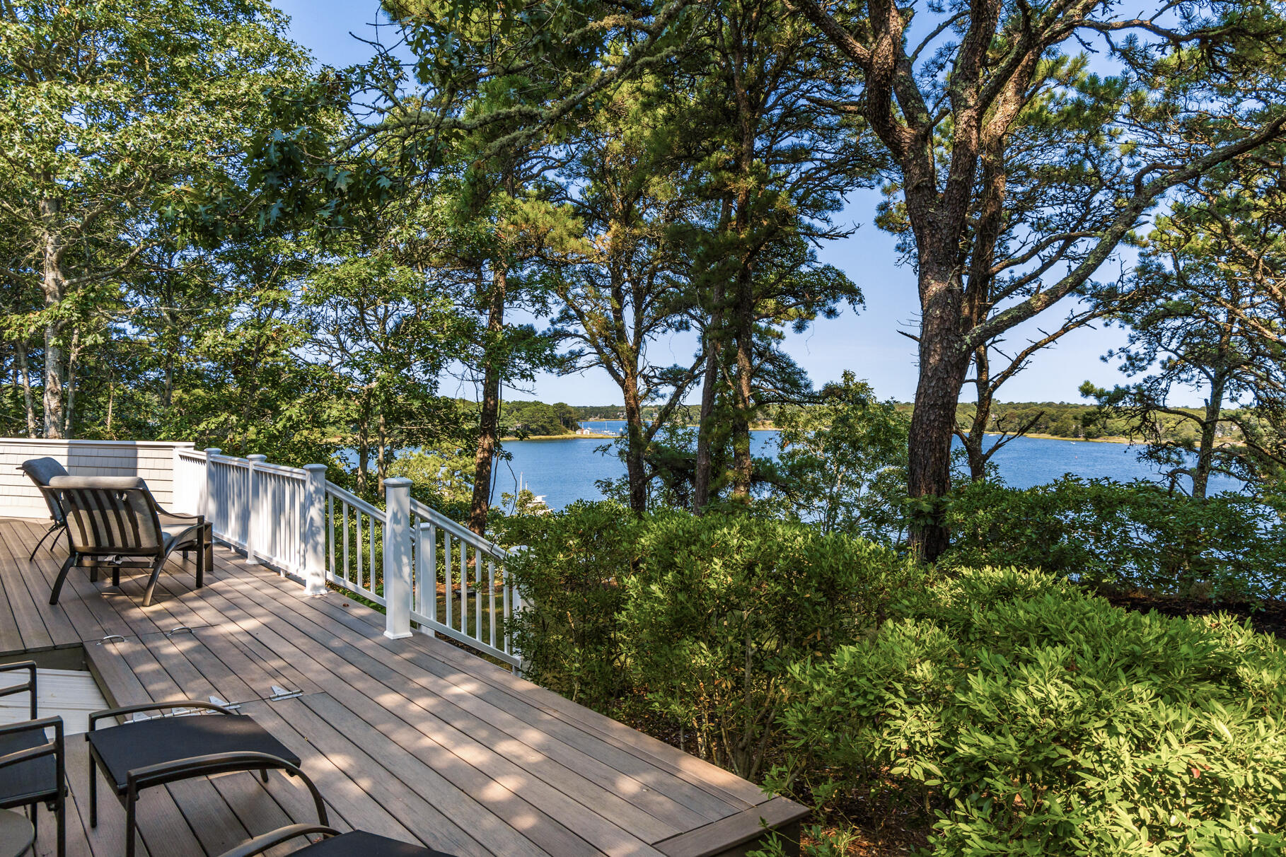 74-75 Viking Road Orleans, MA 02653 - Photo 38 of 69 a view of balcony with wooden floor and outdoor seating