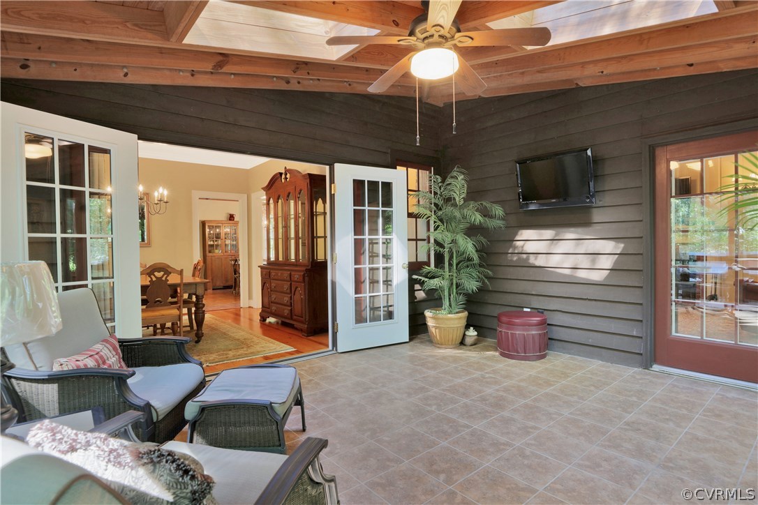 14600 Benefice Ridge Chesterfield, VA 23838 - Photo 23 of 37 Spacious screened-in porch with ceramic tile floor