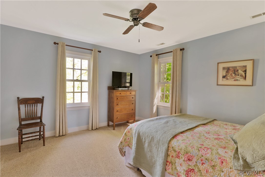 14600 Benefice Ridge Chesterfield, VA 23838 - Photo 31 of 37 Bedroom with carpet, ceiling fan and closet.