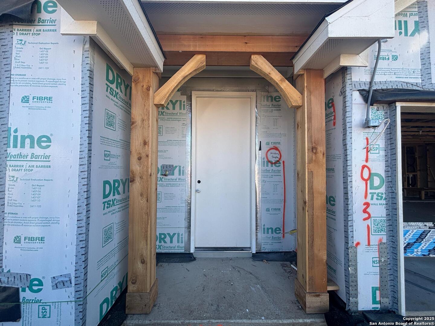 10131 Dew Rdg Way Schertz, TX 78154 - Photo 11 of 41 a view of a wooden door with a glass door