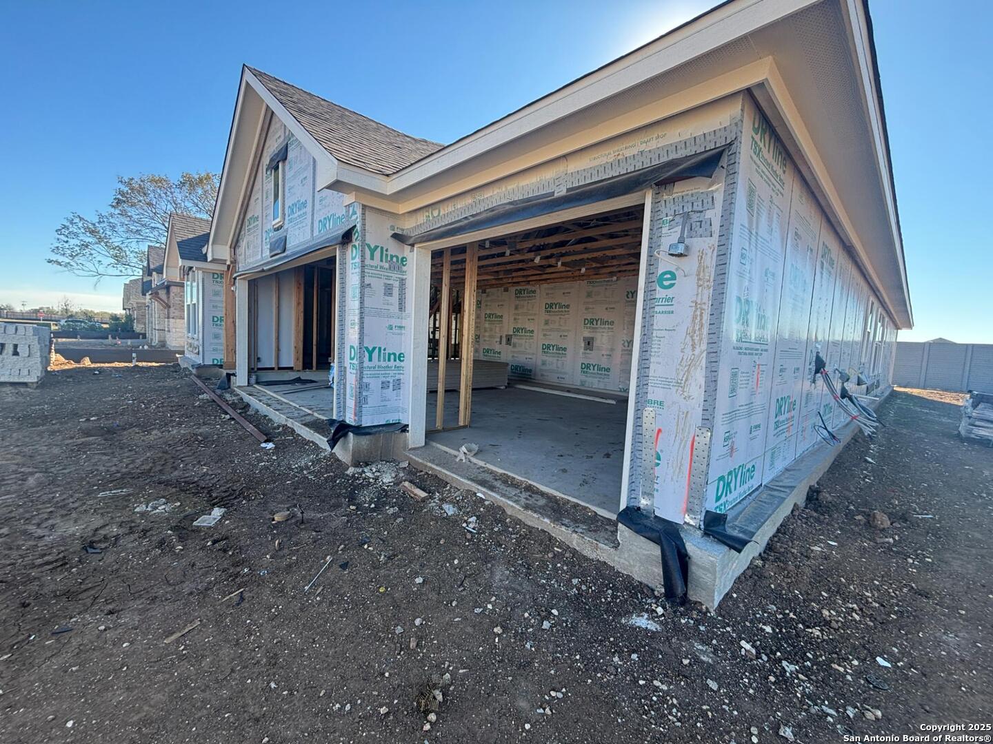 10131 Dew Rdg Way Schertz, TX 78154 - Photo 8 of 41 a view of a house with backyard and wooden fence