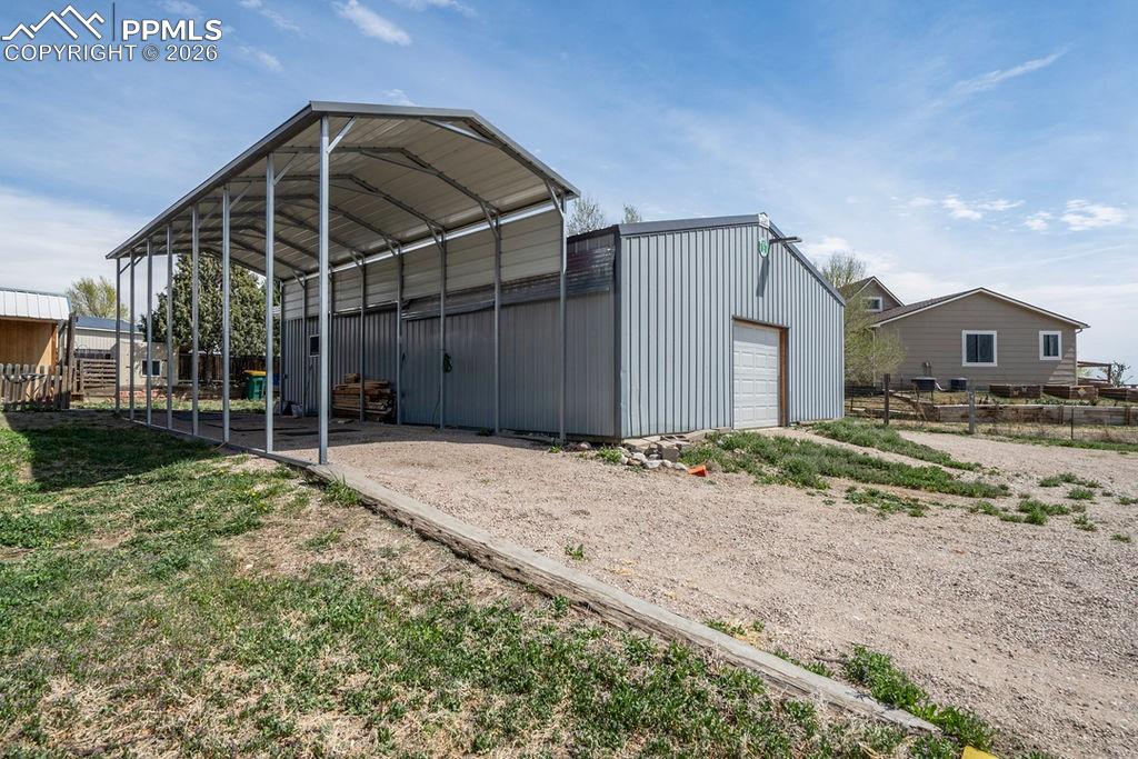 10905 Falling Star Road Fountain, CO 80817 - Photo 37 of 46 RV parking and 30x40 Cleary pole barn.