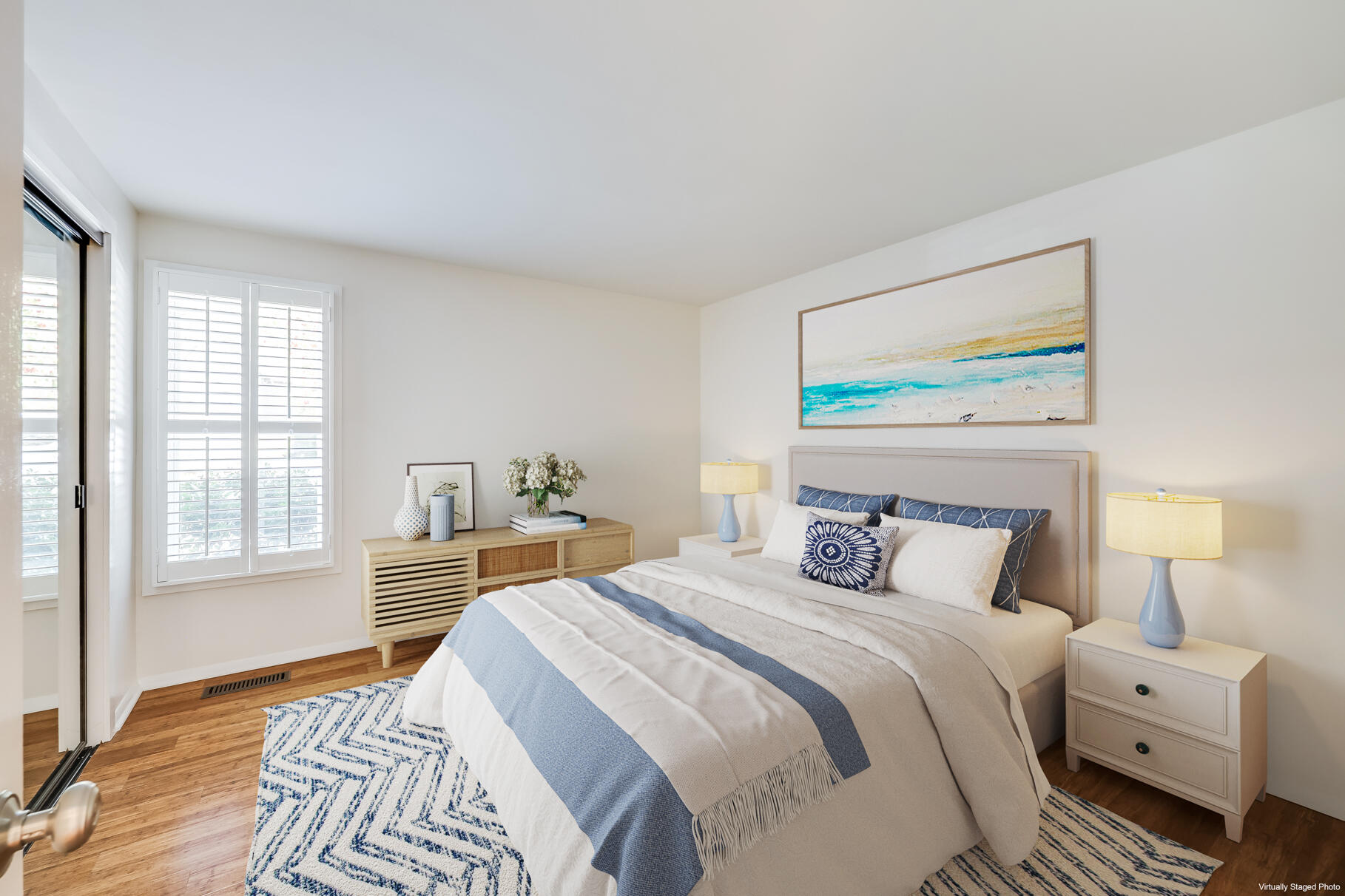 68 Mid-Iron Way, Unit 7545 Mashpee, MA 02649 - Photo 15 of 43 a bedroom with a bed and a window