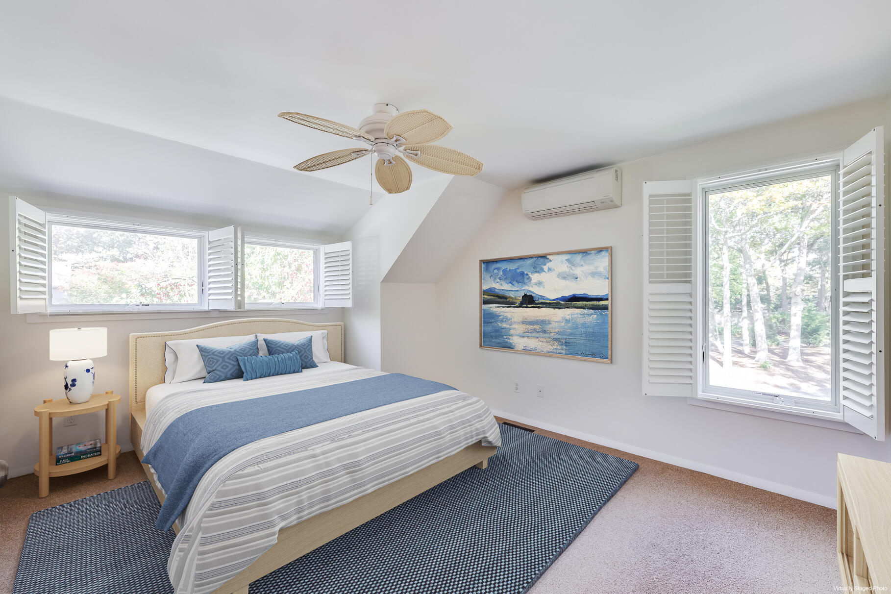 68 Mid-Iron Way, Unit 7545 Mashpee, MA 02649 - Photo 20 of 43 a bedroom with a large bed and a window