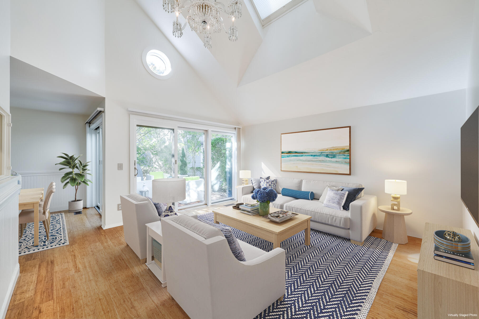 68 Mid-Iron Way, Unit 7545 Mashpee, MA 02649 - Photo 4 of 43 a living room with furniture and a large window