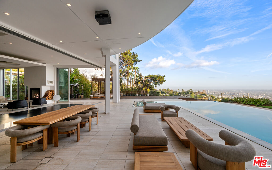 1609 Magnetic Terrace Los Angeles, CA 90069 - Photo 15 of 24 a outdoor space with lots of tables and chairs
