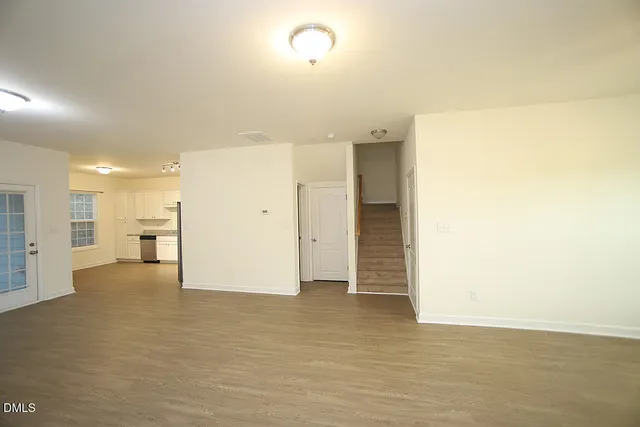 a view of an empty room